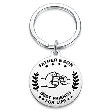 Dad Keychain from Son Funny Papa Key Chains Gifts for Daddy Unique Fathers Da... picture