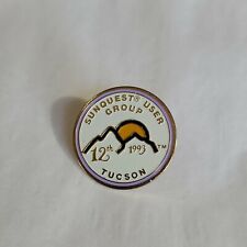 Sunquest User Group 12th 1993 Tucson Lapel Pin Medical Laboratory Diagnostic  picture