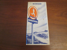 Vintage 1940 Marathon The Ohio Oil Co. Road Map: Michigan picture