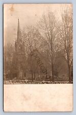 J98/ Emporium Pennsylvania RPPC Postcard c1910 M.E. Church Building  135 picture