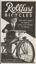 c1937 Print Ad Rollfast Bicycles Cute Boy Ride Bikes New York,NY picture