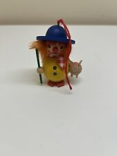 Vintage Steinbach Wood Farmer with Pig Ornament    picture