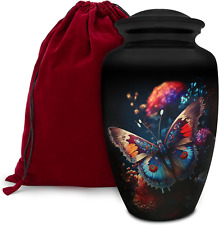 Urn - Urns for Human Ashes Adult - Butterfly Memorial Urns for Human Ashes - Dec picture