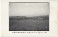 1909 Cody, Nebraska - Diamond Bar Ranch - Vintage Postcard picture