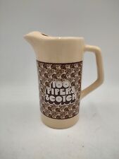 Seagram's 100 Pipers Scotch Whisky Pitcher Pub Jug Man Cave Vintage Stoneware  picture