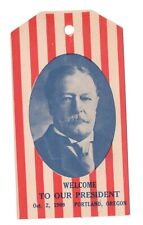 1909 PRESIDENT TAFT PORTLAND OREGON PATRIOTIC CARD picture