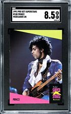 1991 Pro Set Superstars Prince #108 U.K. Edition | SGC 8.5 picture
