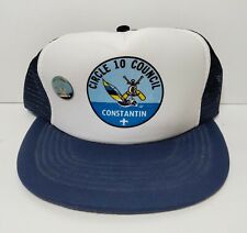 Vintage Boy Scout Circle Ten Council Constantin Snapback Trucker Hat & Lapel Pin picture