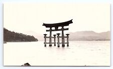 Postcard RPPC Miyajima Shinto Shrine Hatsukaichi Japan picture