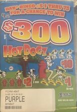 Hard Card Pull Tickets - 3 Pack Hot Dogz picture