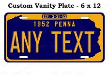 Pennsylvania 1952 Penna State Vintage License Plate For Car Bike ATV Keychain picture