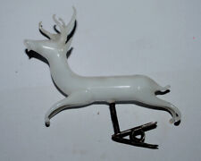 antique German christmas ornament mouth blown, deer on clip picture
