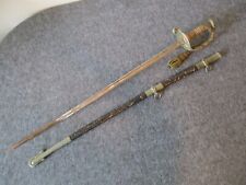 US NAVAL ACADEMY DRESS SWORD ~1920 ZELLERS-HONORED w/DESTROYER NAME+-WMH BELLIS picture