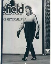 1982 Press Photo Indoor Soccer Philadelphia Fever Goalie Paul Coffey - snb6761 picture