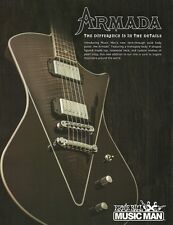 Ernie Ball Music Man Armada electric guitar ad 8 x 11 advertisement print picture