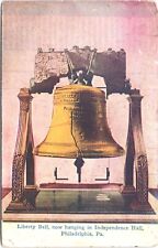 PA Philadelphia, Liberty Bell Hanging in Independence Hall, DB, Unposted picture