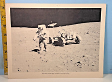 1971 Apollo 15 James Irwin Walking on the Moon From Rover EX picture