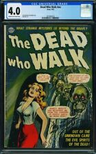 The Dead Who Walk #nn CGC 4.0 Avon Precode Horror Comic 1952 picture