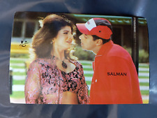 Bollywood actors: Salman Khan Rambha -  Rare postcard post cards India picture