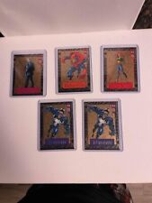 1994 MARVEL Gold Web Fleer Trading Card Lot Limited Edition Foil Cards picture
