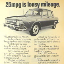 1970 Renault 10 Vintage Print Ad picture