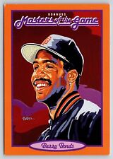 Sports~Donruss Masters Of The Game Baseball~Barry Bonds Portrait~Vtg Postcard picture