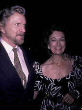 Steve Forrest and wife attend CBS TV Affiliates Party on June- 1986 Old Photo picture