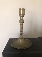 Antique Persian Solid Brass Candle holder 8” tall picture