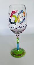 Lolita Love My Wine Glass 50 Is Just A Number 50th Happy Birthday Gift 15 oz picture