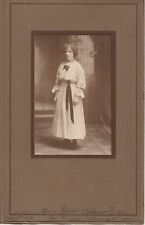 1915 Pre-Wedding Bride Photo.  In Decorated Folder.  Notation on bottom. picture