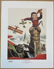Mad Magazine Subscription Premium Print, Alfred as King Kong, Unnumbered, HTF picture
