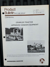 Vintage Original 1978 IH International Harvester Crawler Tractor Equipment flyr picture