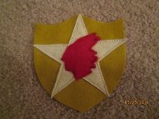 WWI US Army 2nd Division patch wool felt picture
