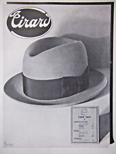 ADS PRESS 1933 CHAPEAUX TIRARD CAPES CAPMALET - PIERDA - PUBLICITÉ PRESSE FRENCH picture