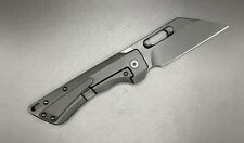 EMP EDC Nymble W Framelock DLC M390 Wharncliffe ‘Black Ops’ Smooth Titanium picture