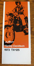 1973 Harley-Davidson ORIGINAL TX-125 Aermacchi Brochure Xlnt picture
