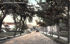 1907 Homes & Distant Stores South St. Manasquan NJ  post card picture