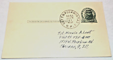 JUNE 1951 N&W NORFOLK AND WESTERN DOTT & POCAHONTAS TRAIN #51 RPO POST CARD picture