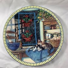 Knowles Cozy Country Corners Lazy Morning Collectible Plate picture