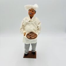 Vintage Santon Of Provence France Terracota R.Gateay Chef Figurine 12in picture