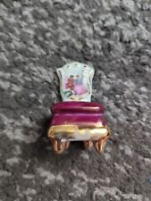 porcelain d art limoges france Courting Couple Chair picture