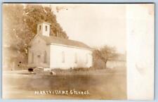 1910's ERA PERRYVILLE NEW YORK M. E. CHURCH*REAL PHOTO POSTCARD*CYKO STAMP BOX picture
