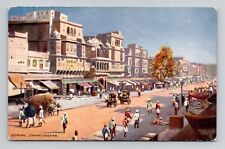Postcard Johari Bazaar in Jeypore India, Tuck Oilette L18 picture