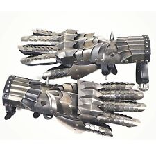 The Lord of the Rings Witch king Metal Hand Armor Nazgul cosplay Gloves Gauntlet picture
