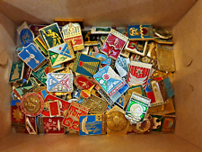 Set 100 Pcs of LOT COLLECTION RUSSIAN SOVIET BADGE PIN USSR picture