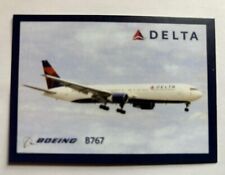 2010 Delta Air Lines Aircraft Pilot Trading Card Boeing B767 - Card #22 picture