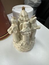 Lenox China Jewels Musical Figurines Angels We Have Heard On High Xmas Music Box picture