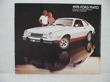 1978 Ford pinto Pony Runabout Squire Wagon Dealer Sales Brochure Catalog picture