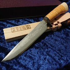 Echizen Maru Katsu Sword Hatchet Damascus Knife Mountain From Japan picture