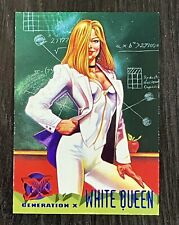 Whie Queen 1995 Fleer Ultra X Marvel Comics Card Set #79 X-Men Foil Anime Toybiz picture